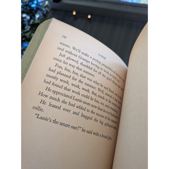 VTG Lassie and the Secret of the Summer – Hardcover Authorized TV Edition 1958 - Picture 9 of 12